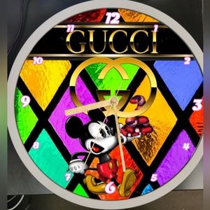 Micky Snake Gucci led dance light clock